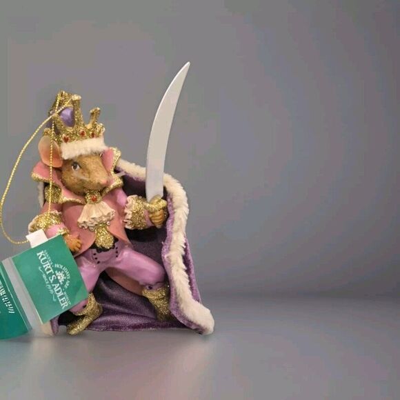 New Kurt Adler Nutcracker Suite Mouse King Christmas Tree Holiday Ornament - Picture 1 of 3